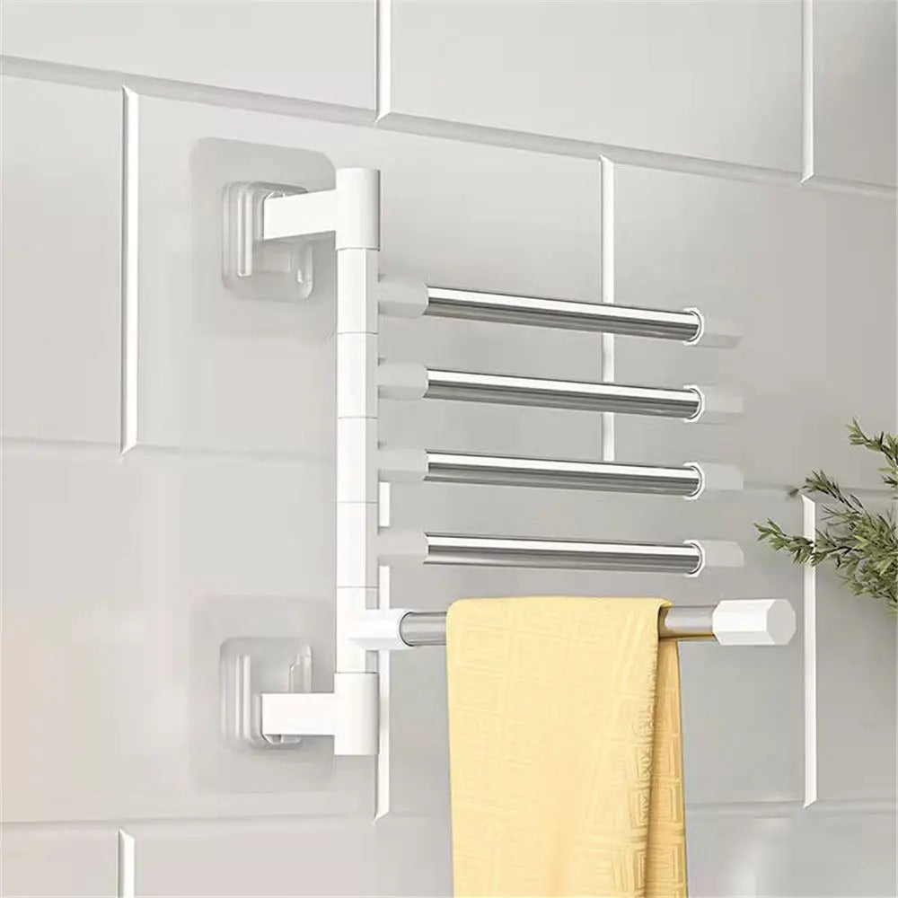 Rotatable Swing Arms Towel Rack