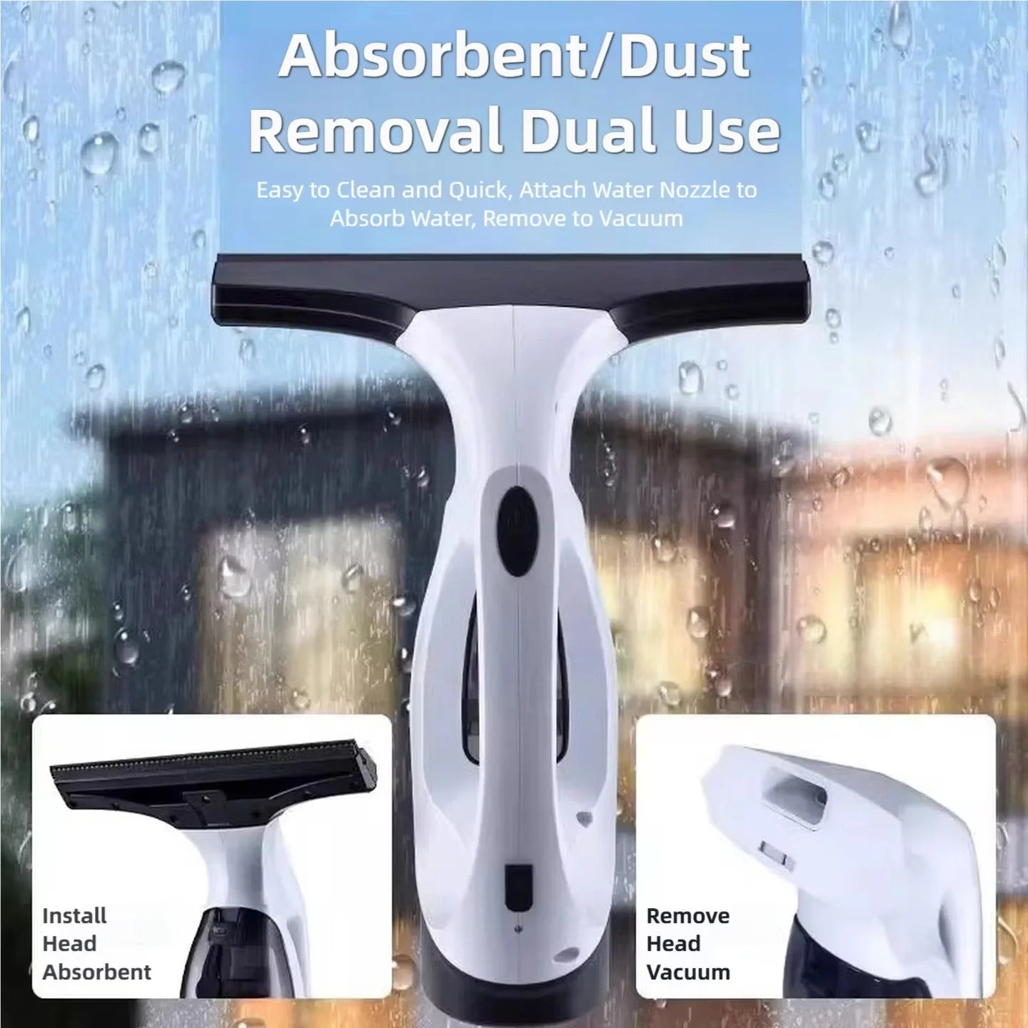 cordless vacuum window cleaner