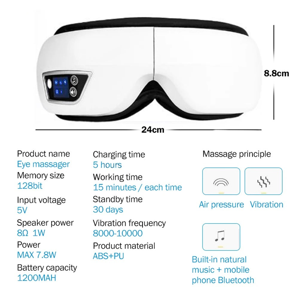 Smart Vibration Eye Massager Sleeping Mask