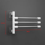 Rotatable Swing Arms Towel Rack